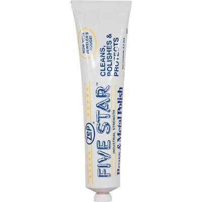 Zep Five Star Brass & Metal Polish Tube 179g