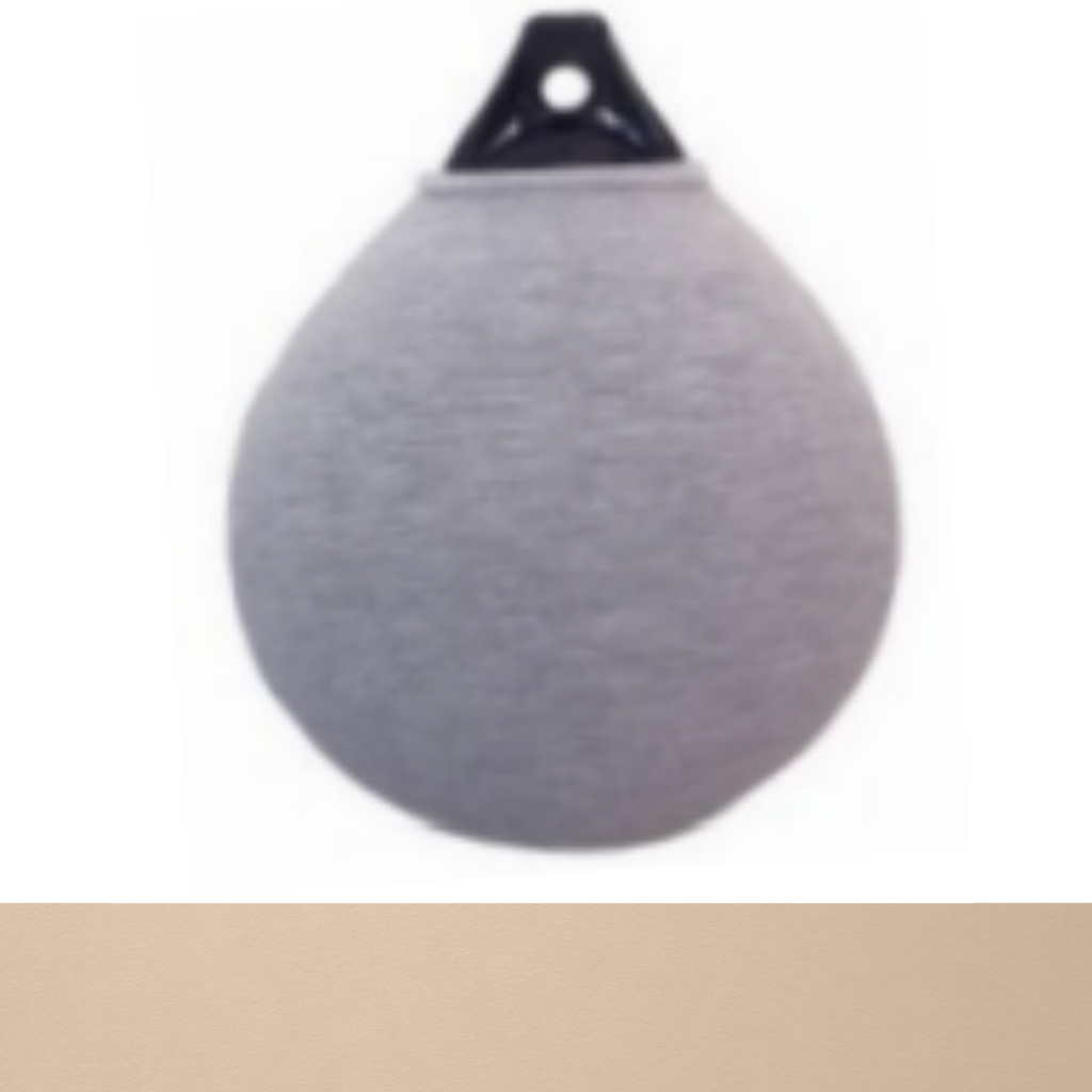 Fendress Acrylic Fender Round Cover Double Thickness 55x71 Beige (Unit)