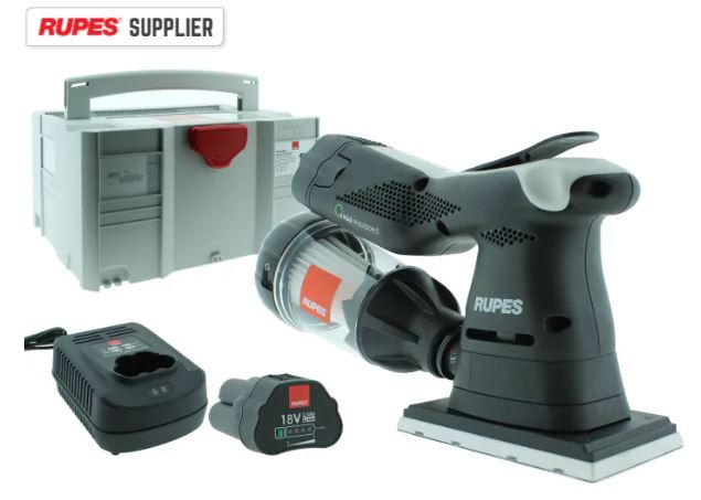 Rupes Sander 125mm 230V Beta Kit with Battery And Charger