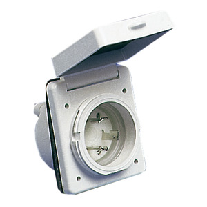 ABS Power Plug 30 A 220 V White
