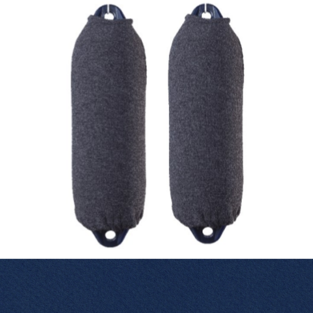 Fendress Acrylic Fender Long Cover Simple Thickness 15x61 Navy (Pair)