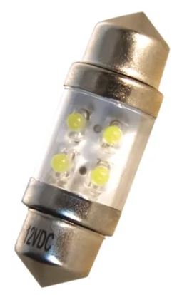 Led Festoon Lamp 12VDC Cool White