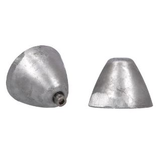 Zinc Anode Hexagon Shaft End ø35