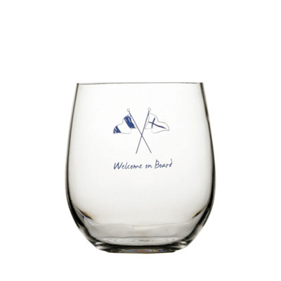 Marine Business Non Slip Water Glass Welcome On Board 6 Pcs