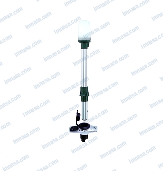Perko 360*/1200mm All Round White Anchor Light Removable +Base