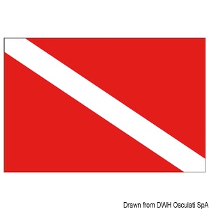 Diver's Flag 30x45