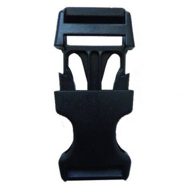 Euro Marine Buckle Set Black Plastic 50mm /2pcs