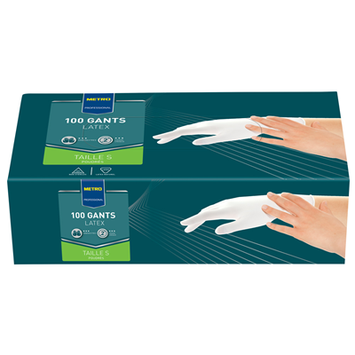 Metro Professional Gloves Latex L - pack of 100
