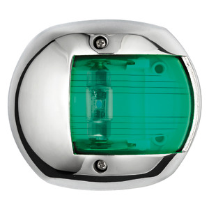 Osculati  Compact Navigation Light 112.5* Green-Chromed Housing