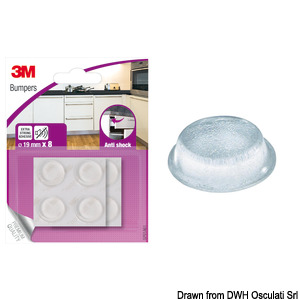 3M Anti-Shock Bumpers 19mm