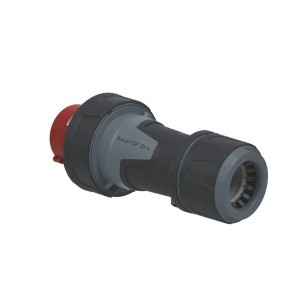 Mennekes 13225 Power Top Male Plug 5 Pin 125A/400V-IP67 50-60Hz