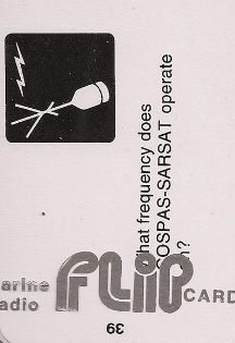 Flip Cards Marine Radio