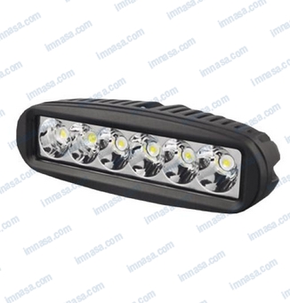 Led Floodlight 12-30V-18W-6 Led-Black Housing