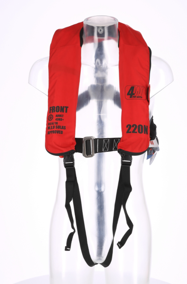 4W Besto Life Jacket SOLAS 220N Auto-inflate + Light