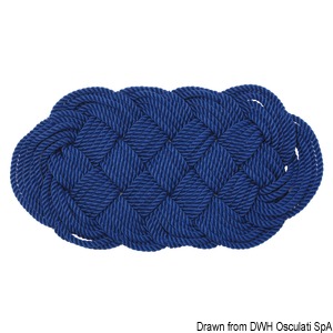 Door Matt Blue Rope 60x32cm-23.907.21
