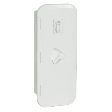 2 Kg Fire Extinguisher Housing-Flush Mount-White ABS-