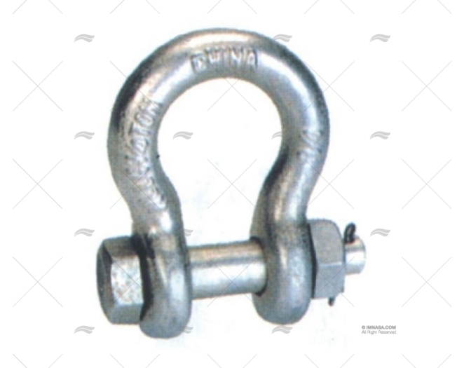 High Tensile Horseshoe Shackle Galvanised 1/2"-RR-C-271