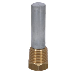 Zinc anode for Cummins Engines ø15.5 x 50 - 1/2 BSPT