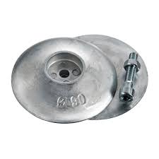Zinc Anode Rudder 90mm (bulk + screws) (Pair)