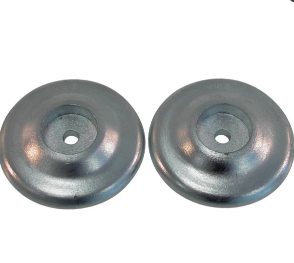 Zinc Anode Rudder 75mm (bulk + screws) (Pair)