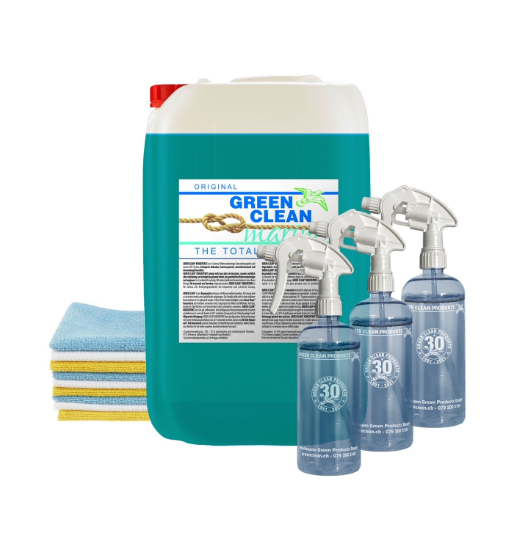 Green Clean Marine 5L Drum + 1 Green Clean Bottle + 1 Canyon Spray Top 1000ml