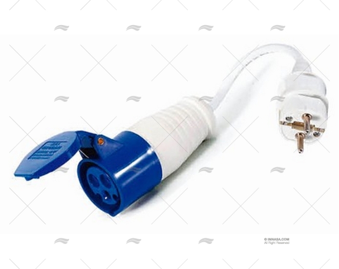 Female Power Plug16A To Male Shucko