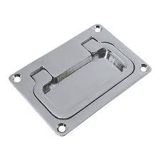 FS Pull Ring Rectangular Chromed Brass 103.A-92X63X9mm