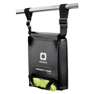 Emergency Ladder 11 Steps Black