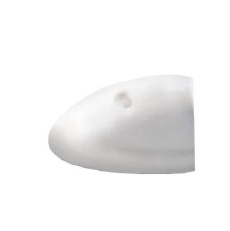 Tessilmare White Plastic End Cap for Radial Strake  40mm