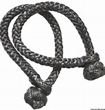 Soft Shackle XXL Black Ocean Dyneema  BL: 7t D:10mm Lg:100mm
