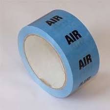 Pipe Marking Tape Blue/Air 50mm x 33M