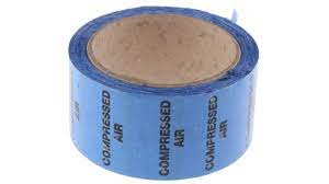 Pipe Marking Tape Blue/Comp Air 50mm x 33M