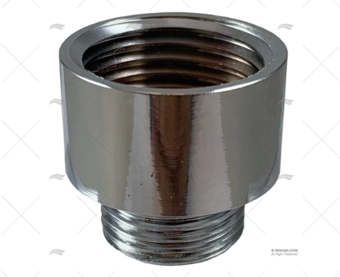 Chromed Brass Reducer FM 1/2"x3/8"