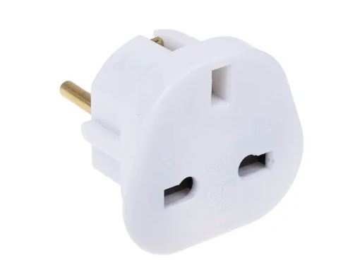 UK MaleTo Europe Female Travel Plug