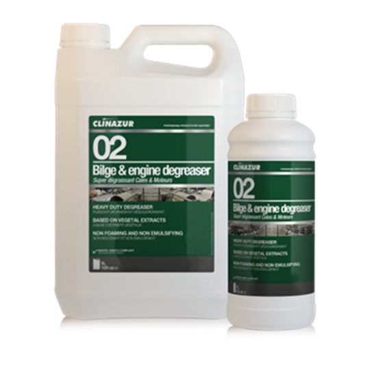 ClinAzur 02 Bilge & Engine Degreaser 1L