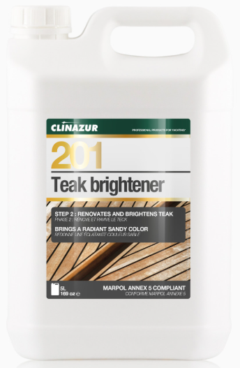 ClinAzur 201 Teak Brightener Phase II 5L