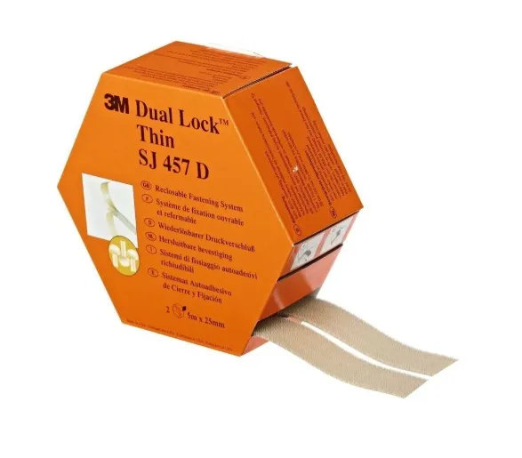 3M Dual Lock Orange SJ457D 25mm x 10m  2.5mm PER METRE