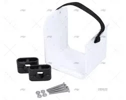 Life Ring Bracket White Alloy  11.1CM