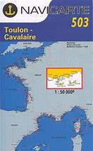 Navicarte Chart 504 Marseille Toulon