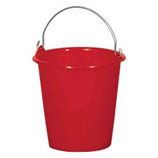 Red Bucket w/ Handle 15L