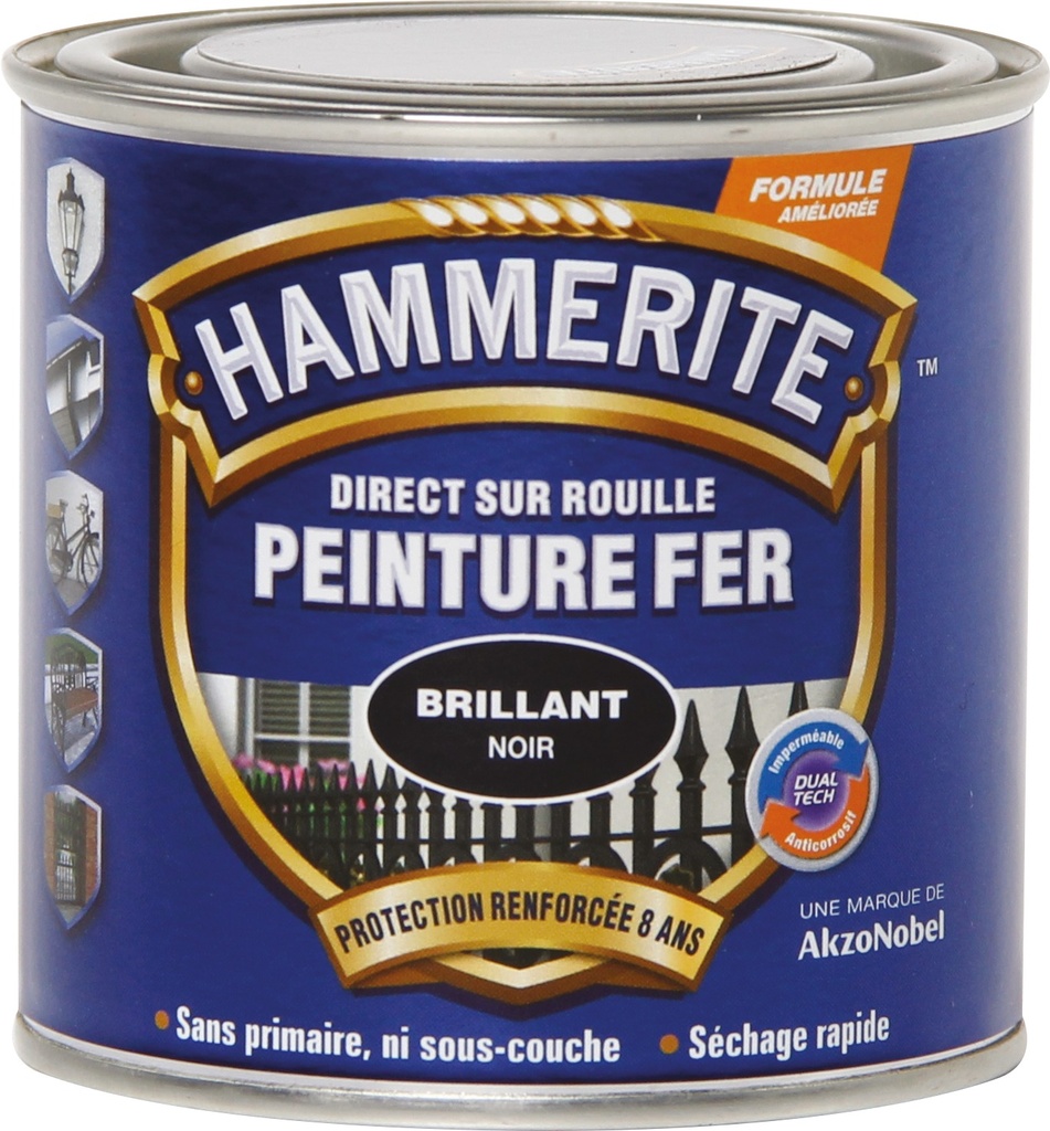 Hammerite Gloss Black 0.25l