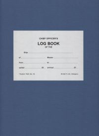Clutha No 16 Chief Officer Log Book 6 months (Numbered Pages)