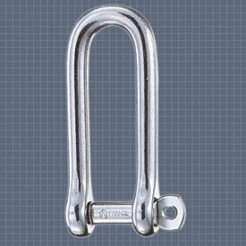 Wichard Long Non-Locking Shackle - Dia 8 mm