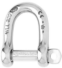 Wichard Right Self-Locking Shackle - Dia 6 mm