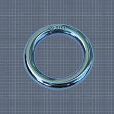 Wichard Round Ring - 316L - Dia Section: 7.3 mm - Dia Passage: 45 mm