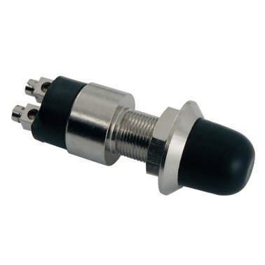 Fuse On/Off Push Button Black
