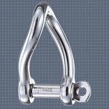 Wichard Non-Locking Twisted Shackle - Dia 8 mm
