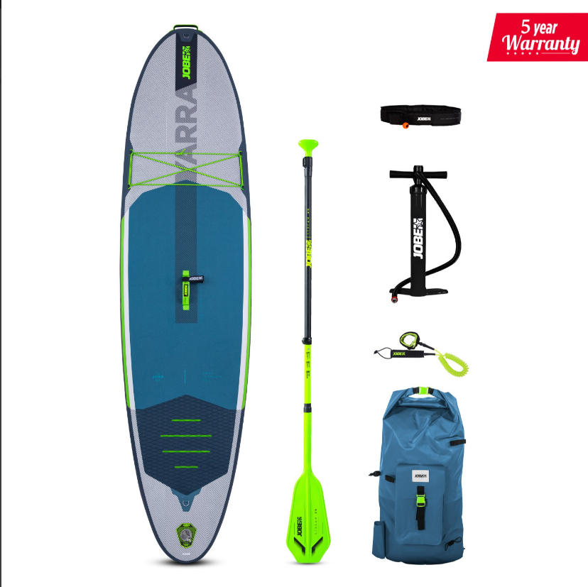Jobe Aero Yarra 10.6 Inflatable Paddle Board Package Steel Blue
