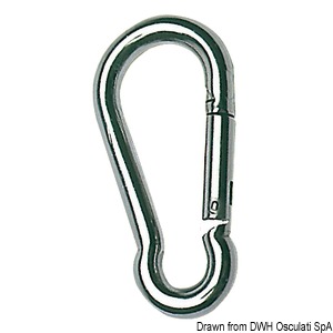 Snap shackle AISI 316 5x50