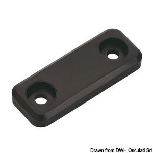 Magnetic Lock Flat Mount Black